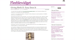 Desktop Screenshot of fleeblewidget.co.uk